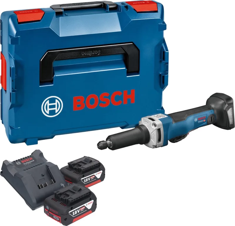 Bosch GGS 18V-23 PLC Professionele rechte accuslijpmachine 18 V borstelloos + 2x accu 5.0 Ah + lader + L-Boxx by Bosch Professional – product image