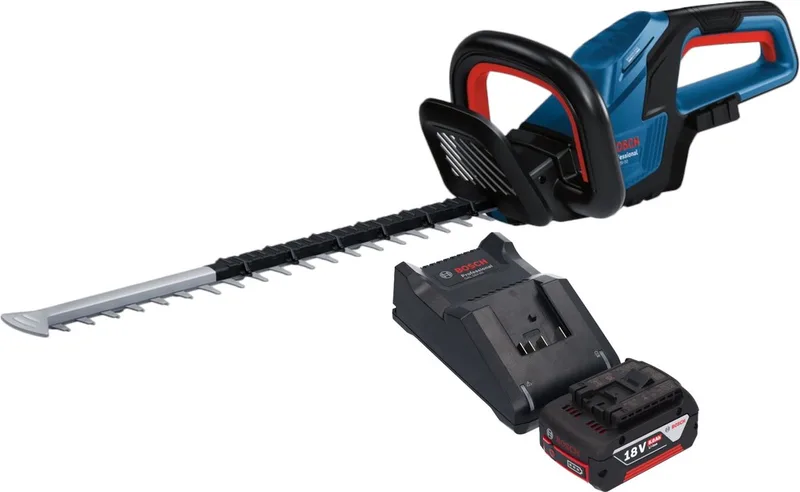 Bosch GHE 18V-50 Professionele accu heggenschaar 18 V 50 cm borstelloos + 1x oplaadbare accu 5.0 Ah + lader von Bosch Professional – Produktbild