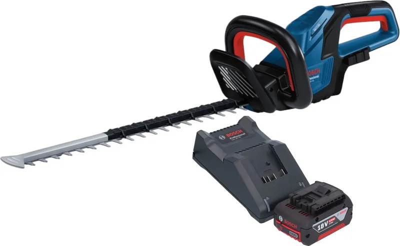 Bosch GHE 18V-50 Professionele accu heggenschaar 18 V 50 cm borstelloos + 1x accu 4.0 Ah + lader by Bosch Professional – product image