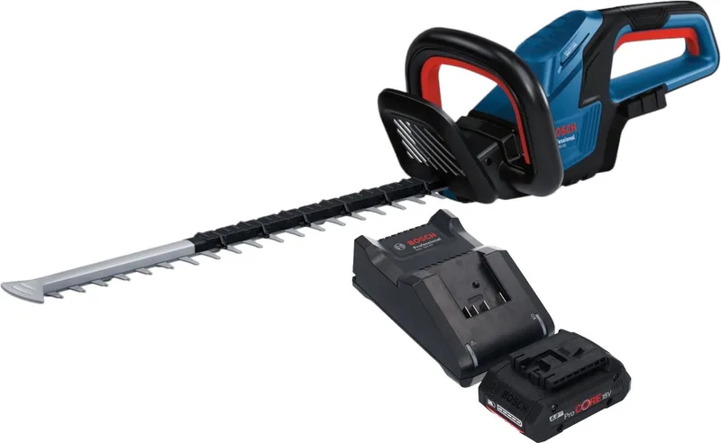 Bosch GHE 18V-50 Professionele accu heggenschaar 18 V 50 cm borstelloos + 1x ProCORE accu 4.0 Ah + lader von Bosch Professional – Produktbild