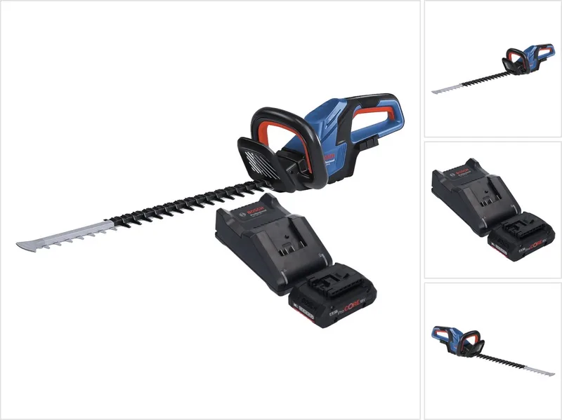 Bosch GHE 18V-60 Professionele accu heggenschaar 18 V 60 cm borstelloos + 1x ProCORE accu 4.0 Ah + lader von Bosch Professional – Produktbild