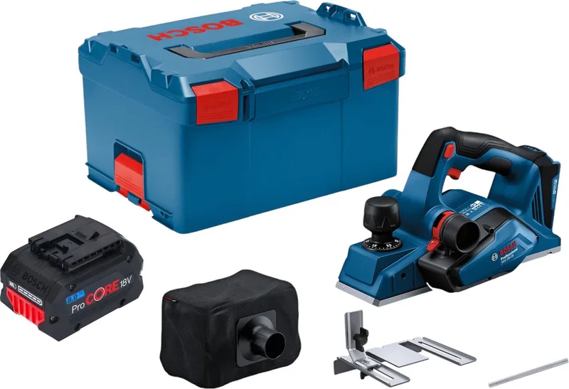 Bosch GHO 18V-26 Profi-accuschaafmachine 18 V 2,6 mm borstelloos + 1x ProCORE accu 8,0 Ah + L-Boxx - zonder oplader by Bosch Professional – product image