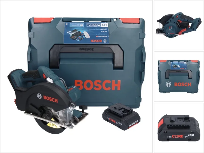 Bosch GKM 18V-50 Professional accu-metaalhandcirkelzaag 18 V 136 mm borstelloos + 1x ProCORE accu 4,0 Ah + L-Boxx - zonder oplader de Bosch Professional – image du produit
