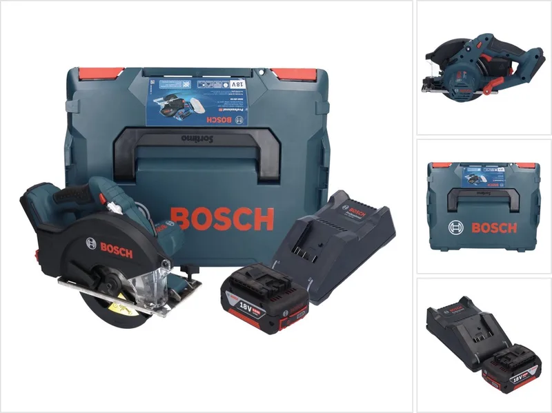 Bosch GKM 18V-50 Professionele accu metaalcirkelzaag 18 V 136 mm borstelloos + 1x accu 5.0 Ah + lader + L-Boxx von Bosch Professional – Produktbild