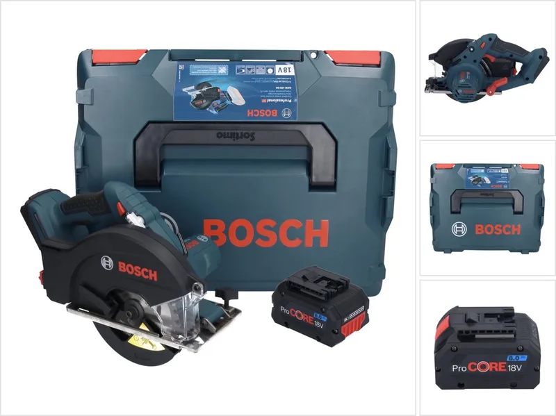 Bosch GKM 18V-50 Professionele accu metaalcirkelzaag 18 V 136 mm borstelloos + 1x ProCORE accu 8.0 Ah + L-Boxx - zonder oplader de Bosch Professional – image du produit