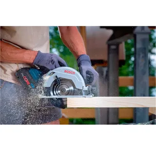 Bosch GKS 18V-57 G 18V Li-Ion accu cirkelzaag set (2x 4,0Ah accu) in L-Boxx - 165mm van Bosch Professional – productafbeelding 5 van 6