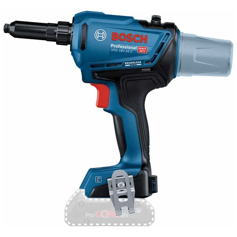Riveteuse électrique Grg 18v-16 C L-boxx Sans Batterie de Bosch Professional, Bleu – image du produit 3 sur 6