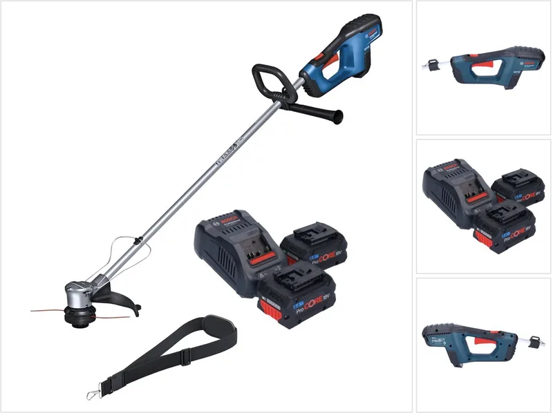 Bosch GRT 18V-33 Professionele accu grastrimmer 18 V 330 mm borstelloos + 2x ProCORE accu 8.0 Ah + lader von Bosch Professional – Produktbild