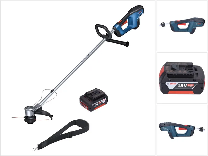 Bosch GRT 18V-33 Professionele accu grastrimmer 18 V 330 mm borstelloos + 1x oplaadbare accu 5.0 Ah - zonder oplader de Bosch Professional – image du produit