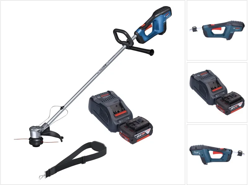 Bosch GRT 18V-33 Professionele accu grastrimmer 18 V 330 mm borstelloos + 1x oplaadbare accu 5.0 Ah + lader de Bosch Professional – image du produit