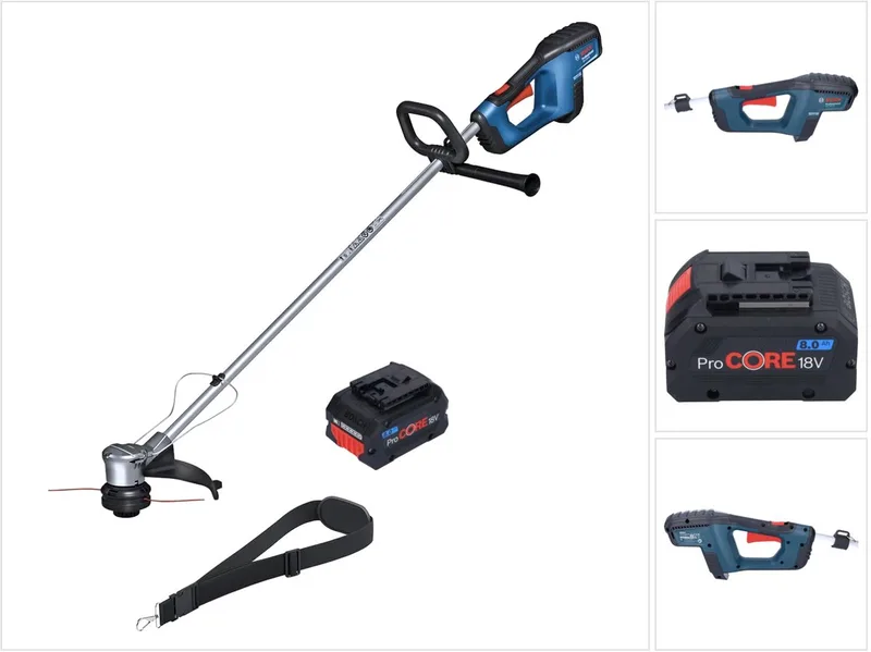 Bosch GRT 18V-33 Professionele accu grastrimmer 18 V 330 mm borstelloos + 1x ProCORE accu 8.0 Ah - zonder oplader de Bosch Professional – image du produit