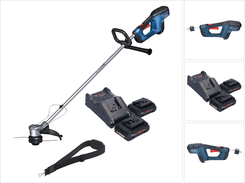 Bosch GRT 18V-33 Professionele accu grastrimmer 18 V 330 mm borstelloos + 2x ProCORE accu 4.0 Ah + lader von Bosch Professional – Produktbild