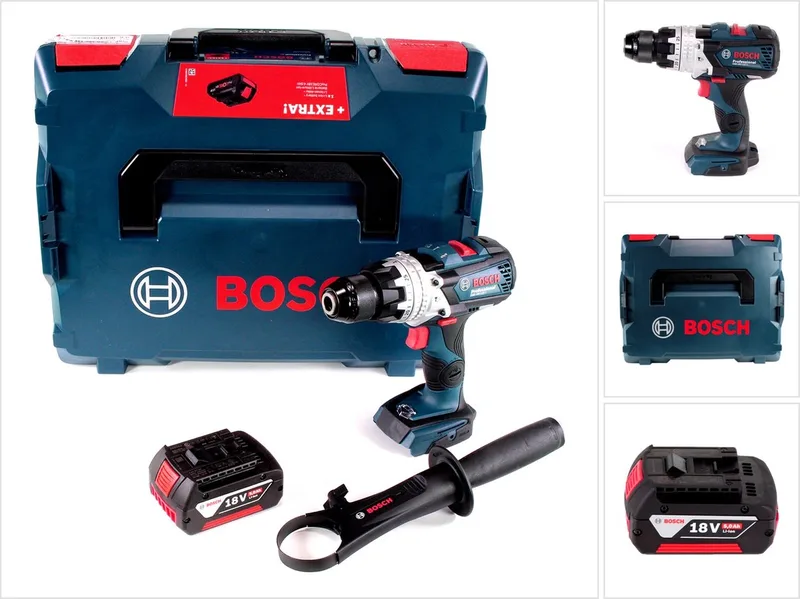 Bosch GSB 18V-110 C accu klopboormachine Professional 18V 110Nm + 1x accu 5.0 Ah + L-Boxx - zonder oplader de Bosch Professional – image du produit