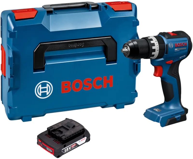 Bosch GSB 18V-52 Professional accu-slagboormachine 18 V 70 Nm borstelloos + 1x accu 2,0 Ah + L-Boxx - zonder oplader de Bosch Professional – image du produit