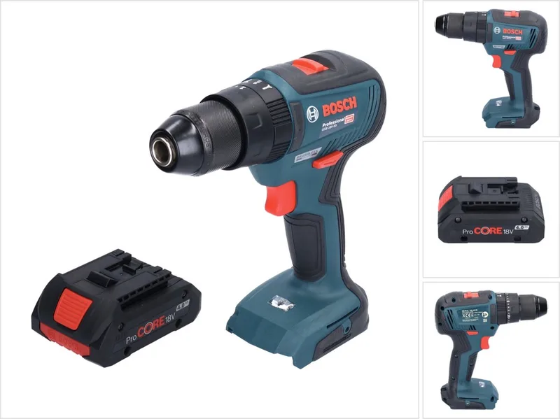 Bosch GSB 18V-55 Professional accu-klopboormachine 18 V 55 Nm borstelloos + 1x ProCORE accu 4,0 Ah - zonder oplader von Bosch Professional – Produktbild