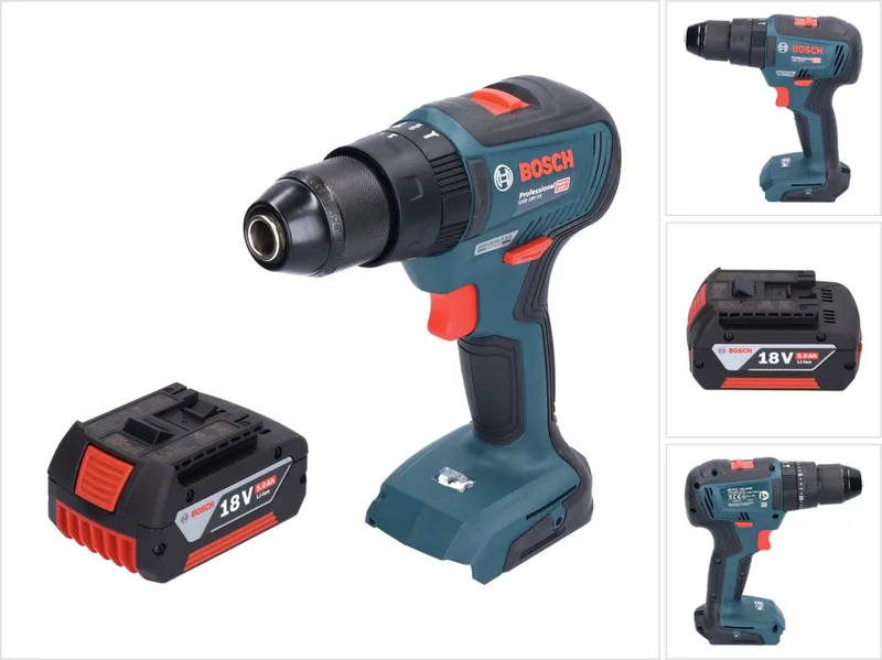 Bosch GSB 18V-55 Professionele accu klopboormachine 18 V 55 Nm borstelloos + 1x oplaadbare accu 5.0 Ah - zonder oplader de Bosch Professional – image du produit
