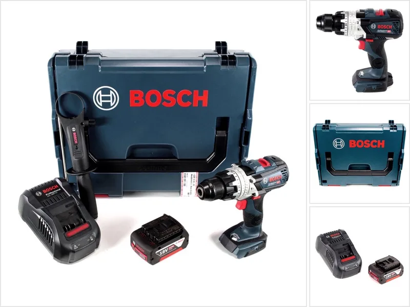 Bosch GSB 18V-85 C accu klopboormachine 18V 85Nm 1/2" borstelloos + 1x oplaadbare accu 5.0Ah + lader + L-Boxx von Bosch Professional – Produktbild