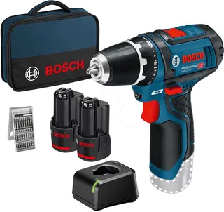 Bosch - GSR 12V-15 - Cordless Drill Driver - Complete Set van Bosch Professional – productafbeelding 1 van 3