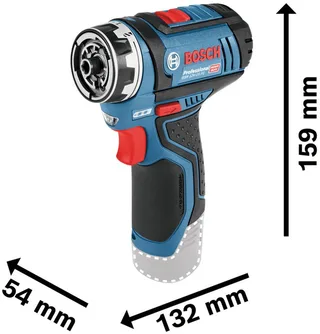 Bosch GSR 12V-15 FC accu-schroefboormachine van Bosch Professional – productafbeelding 3 van 4