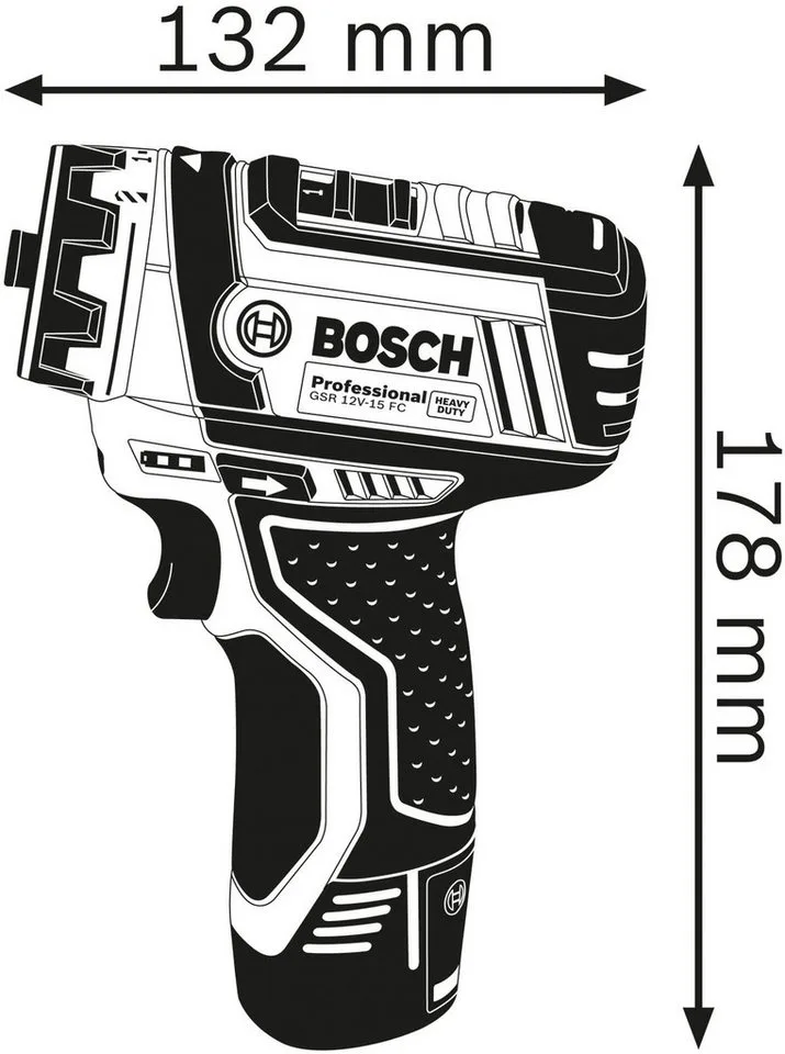 Bosch GSR 12V-15 FC accu-schroefboormachine van Bosch Professional – productafbeelding 4 van 4
