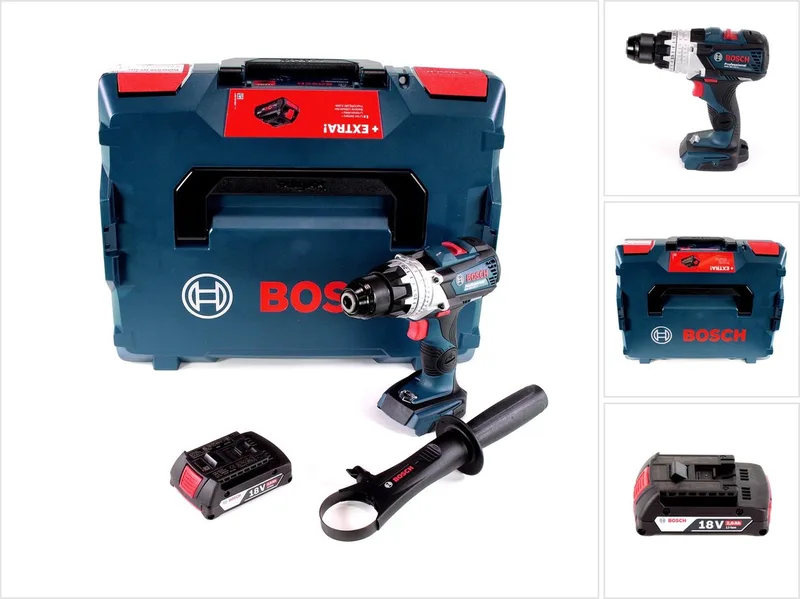 Bosch GSR 18V-110 C accuboormachine 18 V 110 Nm borstelloos + 1x accu 2,0 Ah + L-Boxx – zonder oplader by Bosch Professional – product image