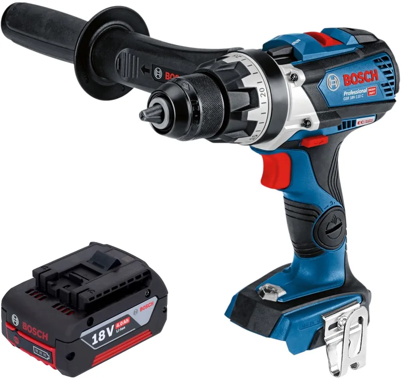 Bosch GSR 18V-110 C Accuboormachine 18V 110Nm Brushless Solo ( 06019G0108 ) - zonder accu, zonder oplader de Bosch Professional – image du produit