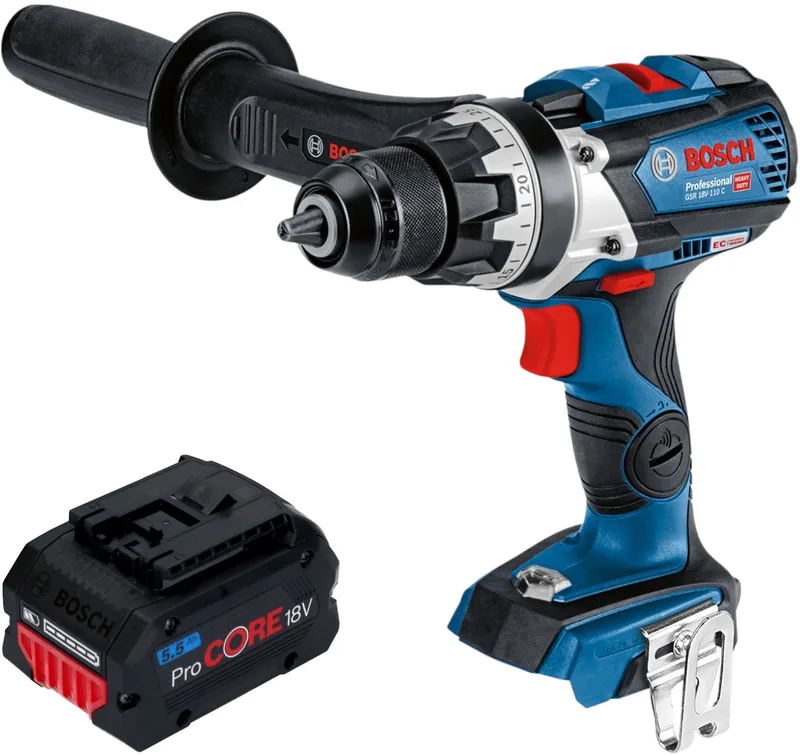Bosch GSR 18V-110 C Accuboormachine 18V 110Nm Brushless Solo ( 06019G0108 ) - zonder accu, zonder oplader by Bosch Professional – product image