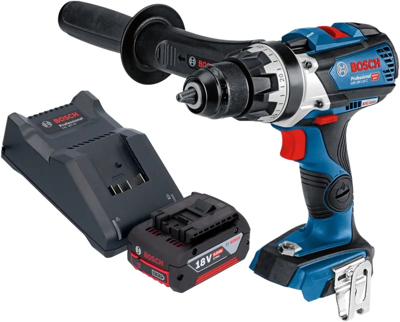 Bosch GSR 18V-110 C Accuboormachine 18V 110Nm Brushless Solo ( 06019G0108 ) - zonder accu, zonder oplader von Bosch Professional – Produktbild