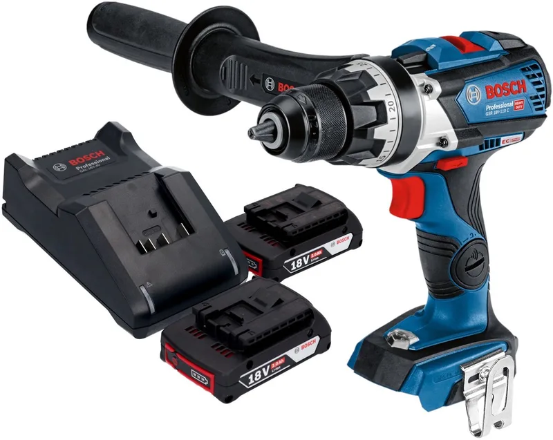 Bosch GSR 18V-110 C Accuboormachine 18V 110Nm Brushless Solo ( 06019G0108 ) - zonder accu, zonder oplader de Bosch Professional – image du produit