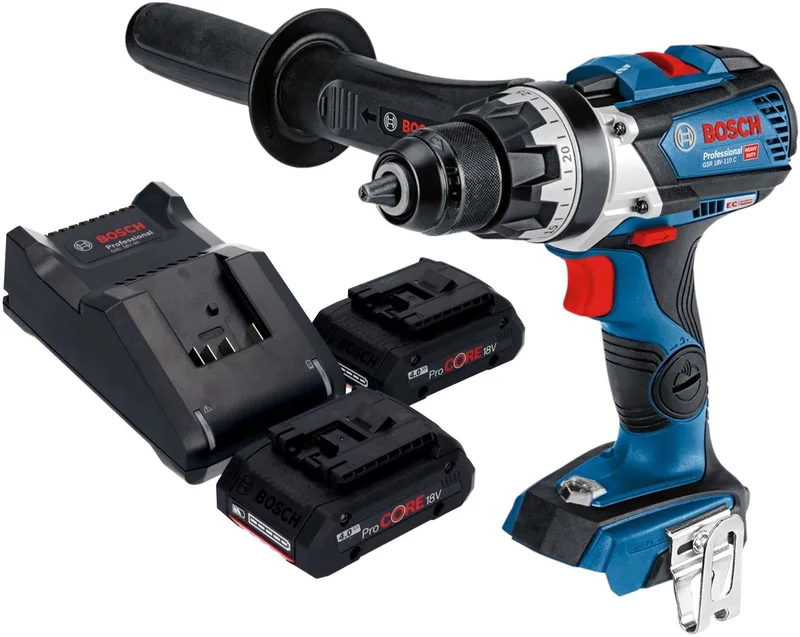 Bosch GSR 18V-110 C Accuboormachine 18V 110Nm Brushless Solo ( 06019G0108 ) - zonder accu, zonder oplader de Bosch Professional – image du produit