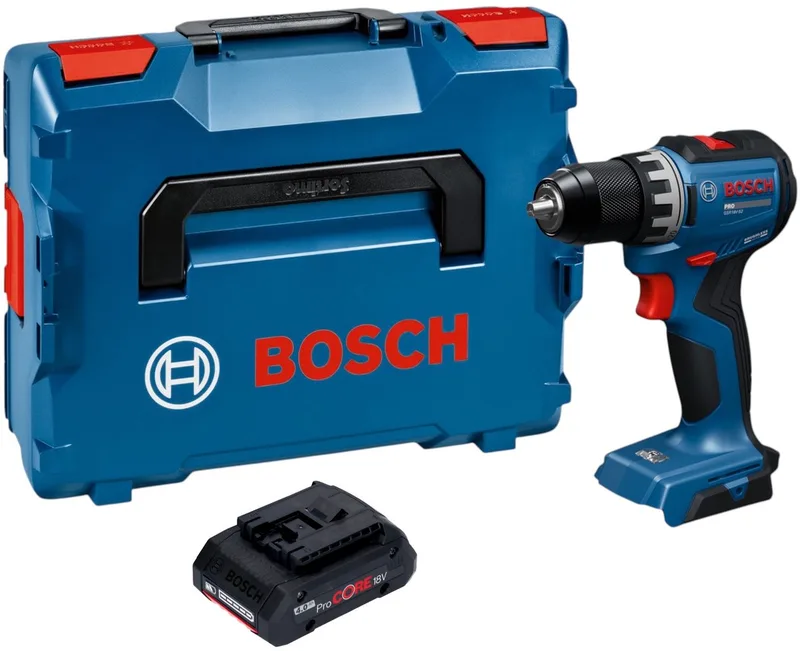 Bosch GSR 18V-52 Professional accuboormachine 18 V 70 Nm borstelloos + 1x ProCORE-accu 4,0 Ah + L-Boxx - zonder oplader fra Bosch Professional – produktbillede