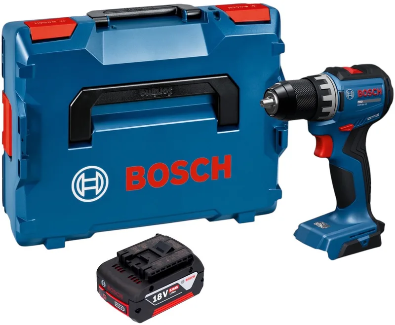 Bosch GSR 18V-52 Professional accuboormachine 18 V 70 Nm borstelloos + 1x accu 5,0 Ah + L-Boxx - zonder oplader von Bosch Professional – Produktbild