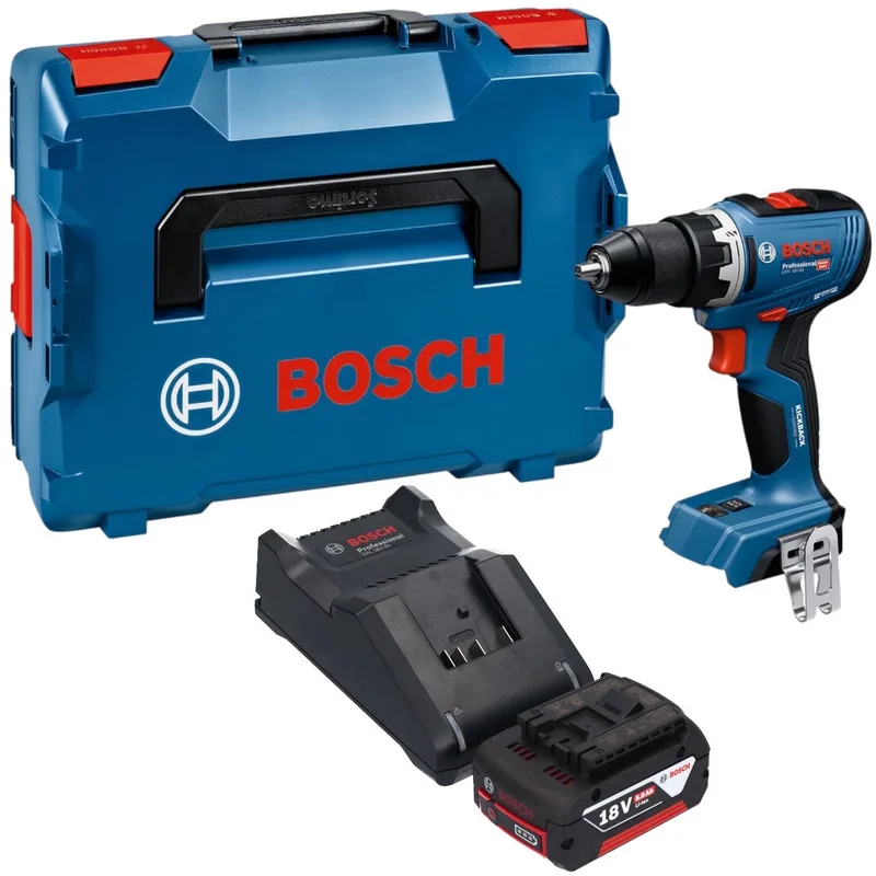 Bosch GSR 18V-65 Professional accuboormachine 18 V 63 Nm borstelloos + 1x accu 5,0 Ah + oplader + L-Boxx von Bosch Professional – Produktbild
