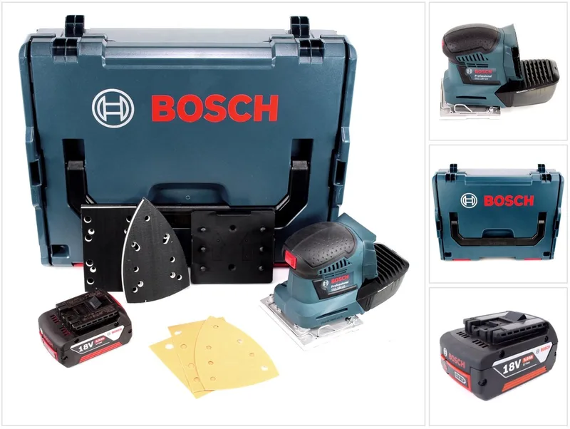 Bosch GSS 18V-10 accu vlakschuurmachine 18V + 1x accu 5.0Ah + L-Boxx - zonder oplader von Bosch Professional – Produktbild