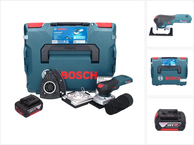 Bosch GSS 18V-13 accu vlakschuurmachine 18 V + 1x accu 5.0 Ah + L-BOXX - zonder oplader de Bosch Professional – image du produit