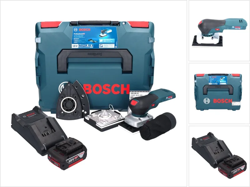 Bosch GSS 18V-13 accu vlakschuurmachine 18 V + 1x accu 5.0 Ah + lader + L-BOXX by Bosch Professional – product image