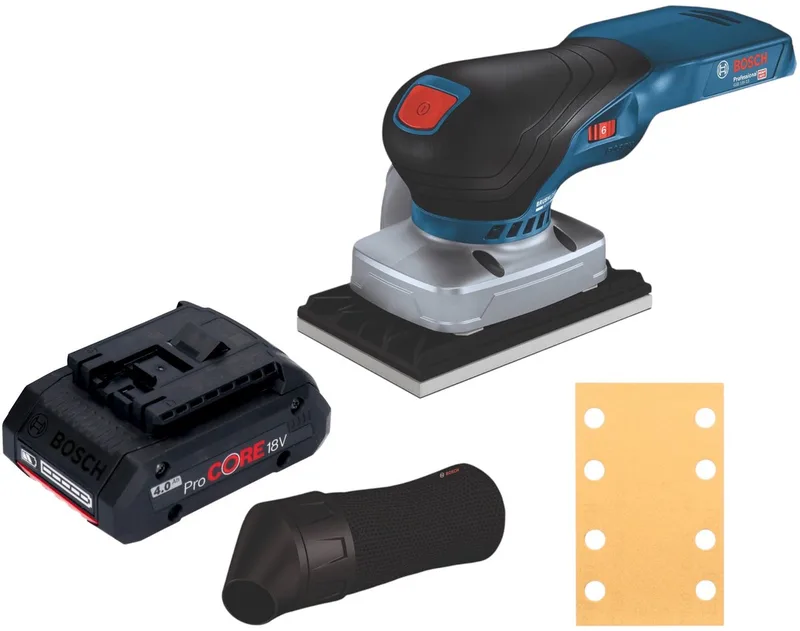 Bosch GSS 18V-13 Professional accu-excentrische schuurmachine 18 V 100 x 110 mm + 1x ProCORE-accu 4,0 Ah - zonder oplader de Bosch Professional – image du produit