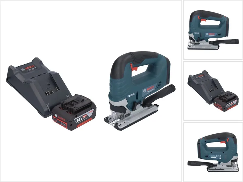 Bosch GST 18V-125 B Professional accu-decoupeerzaag 18 V 125 mm borstelloos + 1x accu 4,0 Ah + oplader de Bosch Professional – image du produit