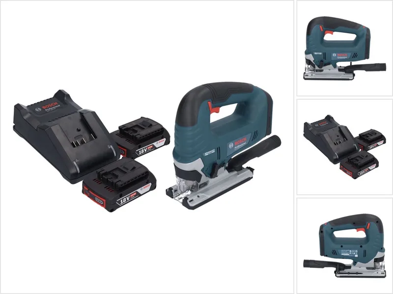 Bosch GST 18V-125 B Professional accu-decoupeerzaag 18 V 125 mm borstelloos + 2x accu 2,0 Ah + oplader von Bosch Professional – Produktbild