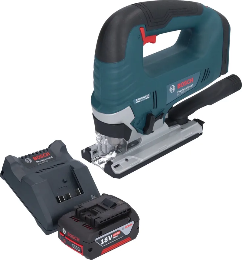 Bosch GST 18V-125 B Professionele accudecoupeerzaag 18 V 125 mm borstelloos + 1x accu 4.0 Ah + lader von Bosch Professional – Produktbild