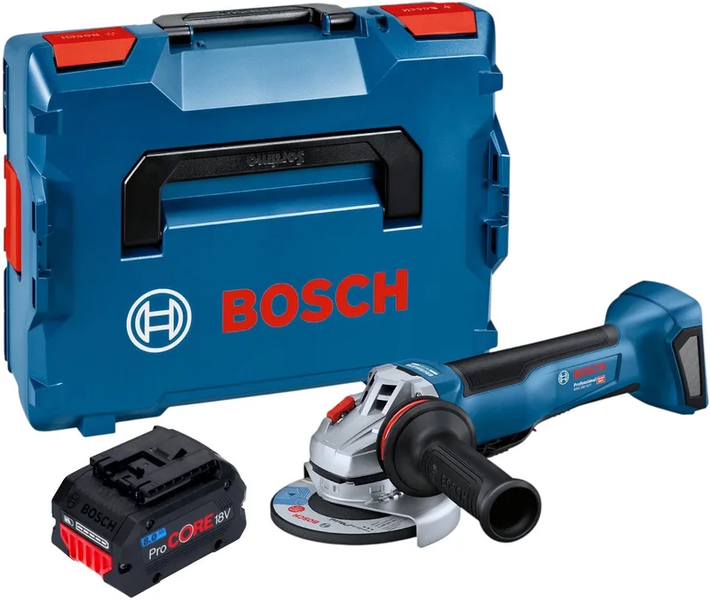 Bosch GWS 18V-10 P Professional accu-haakse slijper 18 V 125 mm borstelloos + 1x ProCORE-accu 8,0 Ah + L-Boxx - zonder oplader de Bosch Professional – image du produit