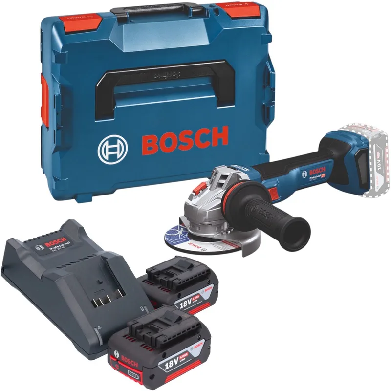 Bosch GWS 18V-11 Professional accu haakse slijper 18 V 125 mm borstelloos + L-Boxx ( 06019N4102 ) - zonder accu, zonder oplader de Bosch Professional – image du produit