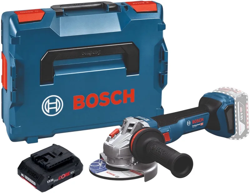 Bosch GWS 18V-11 Professional accu haakse slijper 18 V 125 mm borstelloos + L-Boxx ( 06019N4102 ) - zonder accu, zonder oplader von Bosch Professional – Produktbild