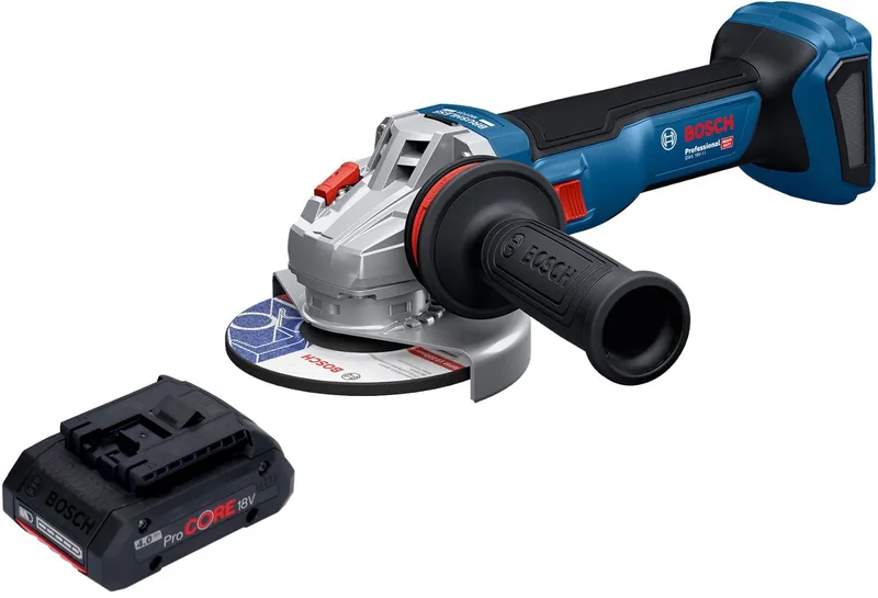 Bosch GWS 18V-11 Professional accu haakse slijper 18 V 125 mm + 1x ProCORE accu 4,0 Ah - zonder oplader von Bosch Professional – Produktbild