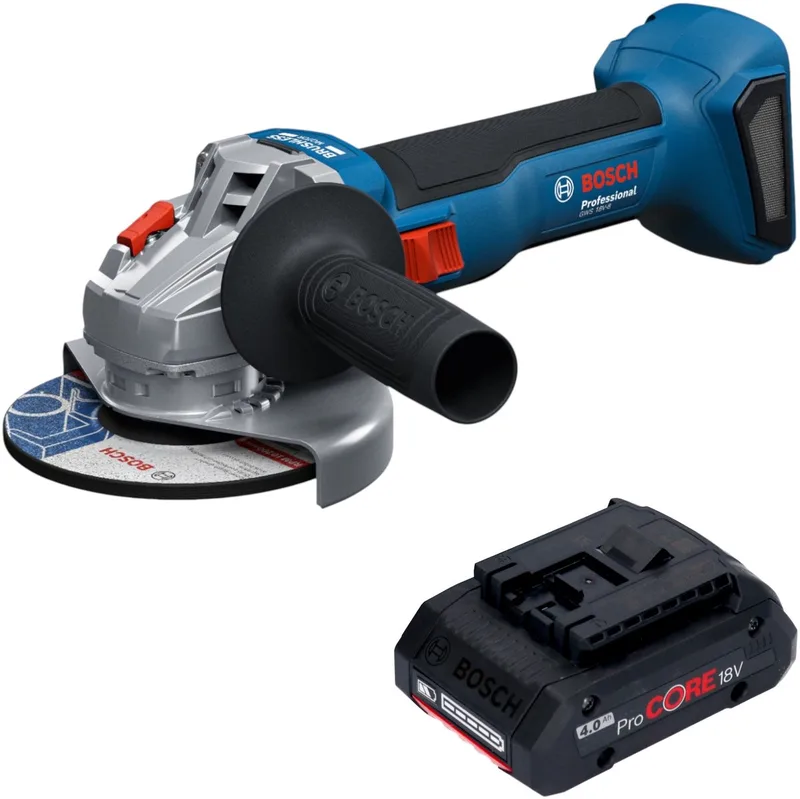Bosch GWS 18V-8 Professional accu-haakse slijper 18 V 125 mm borstelloos + 1x ProCORE-accu 4,0 Ah - zonder oplader von Bosch Professional – Produktbild