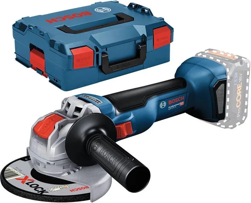 Bosch GWX 18V-10 18V Li-Ion accu X-LOCK haakse slijper body in L-Boxx - 125mm - koolborstelloos de Bosch Professional – image du produit