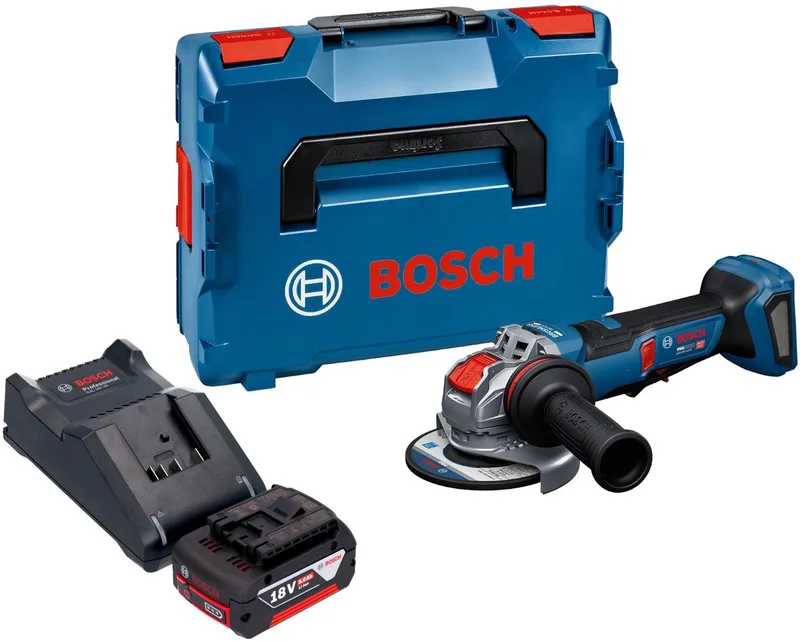 Bosch GWX 18V-11 PS accu haakse slijper 18 V 125 mm + L-Boxx ( 06019N4400 ) - zonder accu, zonder oplader von Bosch Professional – Produktbild