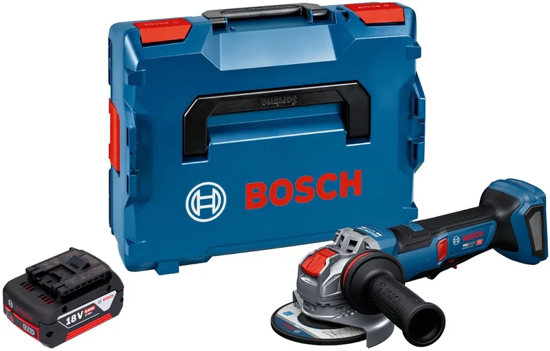 Bosch GWX 18V-11 PS accu haakse slijper 18 V 125 mm + L-Boxx ( 06019N4400 ) - zonder accu, zonder oplader de Bosch Professional – image du produit