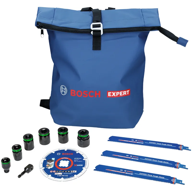 Bosch HVAC-set (reciprozaagbladen + krachtdoppen + diamanschijf + dopadapter) - Professional - 061599768E de Bosch Professional – image du produit