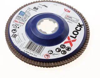 Bosch Lamellenschijf Xlock 125 k80 recht von Bosch Professional – Produktbild 1 von 2